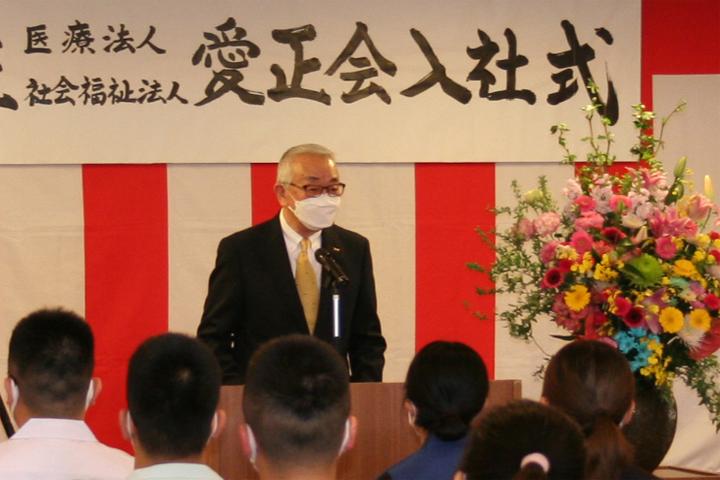 松下施設長(愛正園)による閉式の言葉