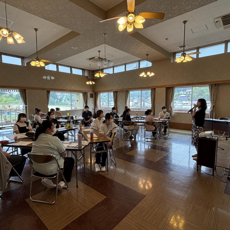 ①全員参加型のワークショップ