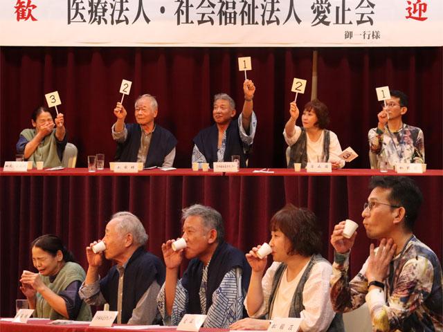 宴会余興の効き酒ゲームに酒豪が集合！？　この時の正解は「２」です