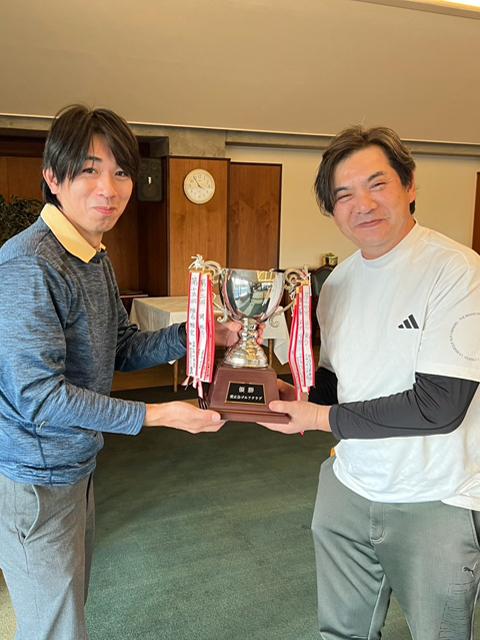 茨城ロイヤルC.Cで開催した12月のチャンピオン・Oさん