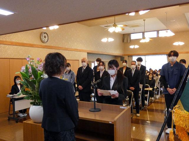 誓いの言葉の様子1